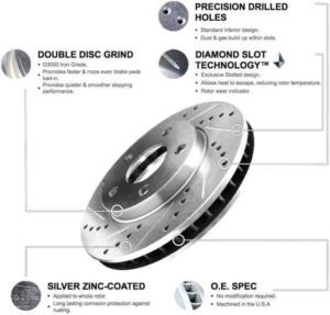 R1 Concepts Front Rear Brake Rotor Kit