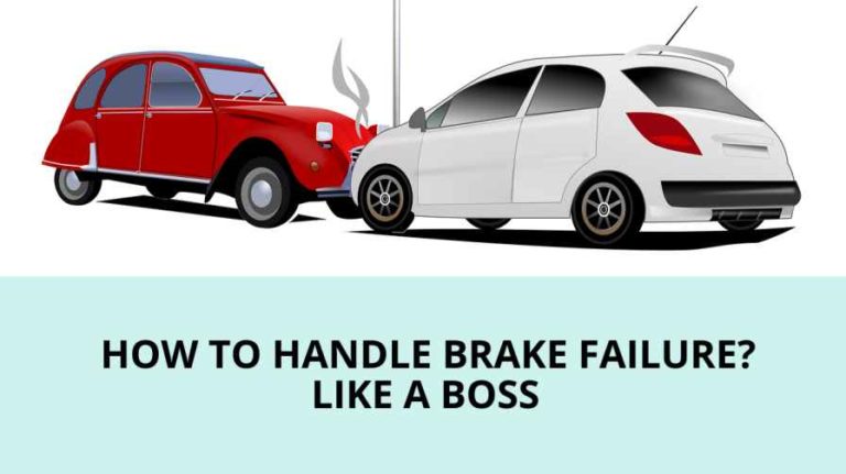 How to handle brake failure